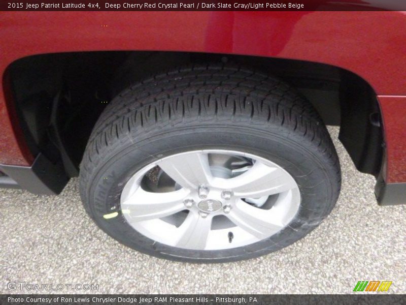 Deep Cherry Red Crystal Pearl / Dark Slate Gray/Light Pebble Beige 2015 Jeep Patriot Latitude 4x4