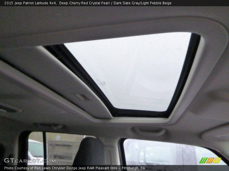 Deep Cherry Red Crystal Pearl / Dark Slate Gray/Light Pebble Beige 2015 Jeep Patriot Latitude 4x4