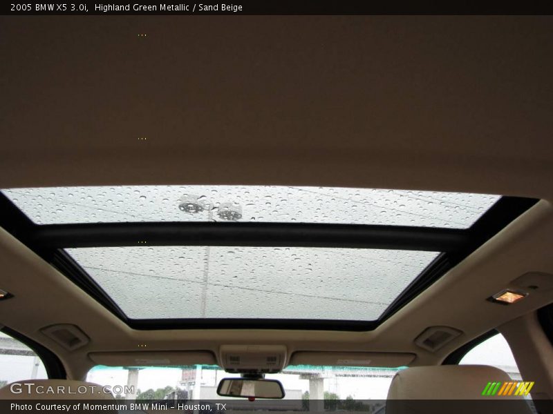 Highland Green Metallic / Sand Beige 2005 BMW X5 3.0i