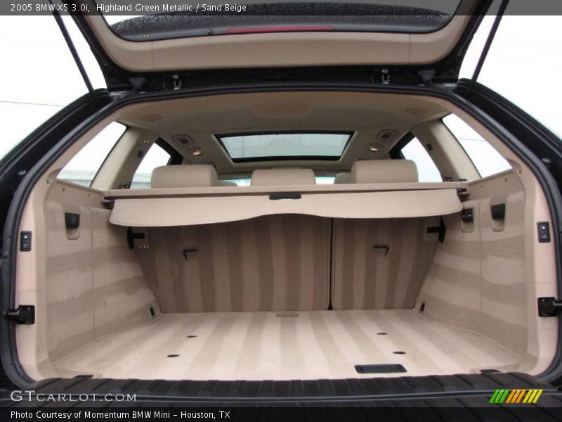 Highland Green Metallic / Sand Beige 2005 BMW X5 3.0i
