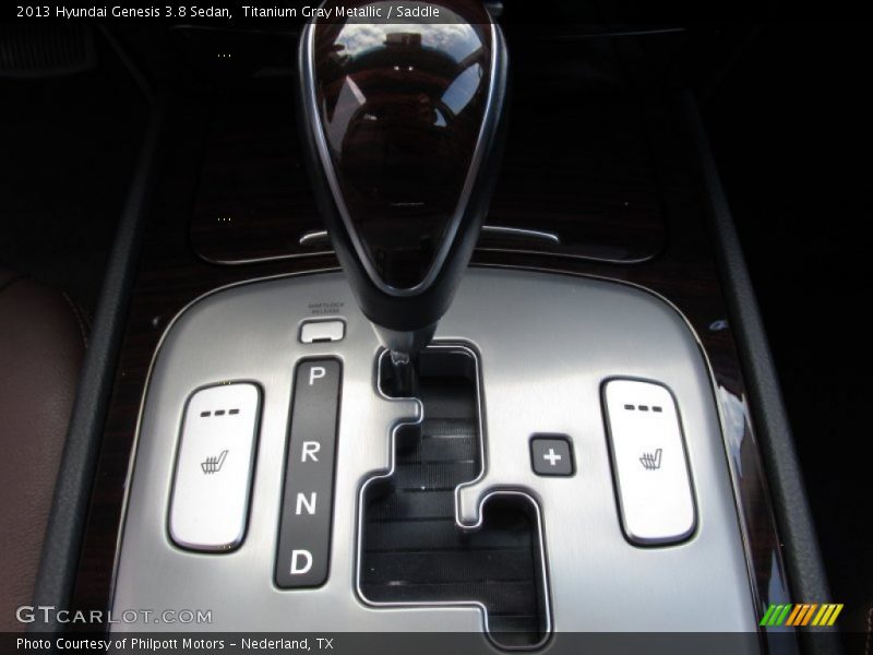 Titanium Gray Metallic / Saddle 2013 Hyundai Genesis 3.8 Sedan