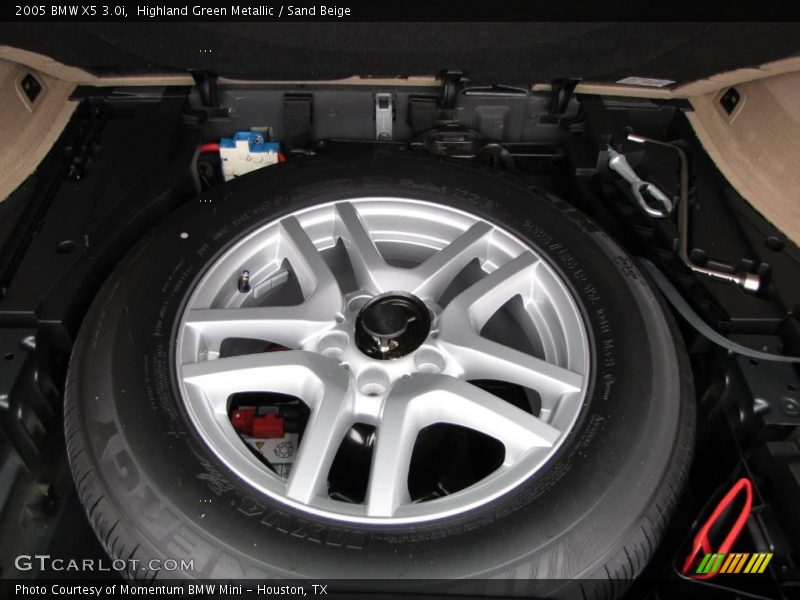 Highland Green Metallic / Sand Beige 2005 BMW X5 3.0i