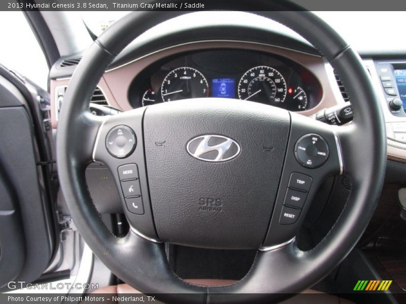  2013 Genesis 3.8 Sedan Steering Wheel