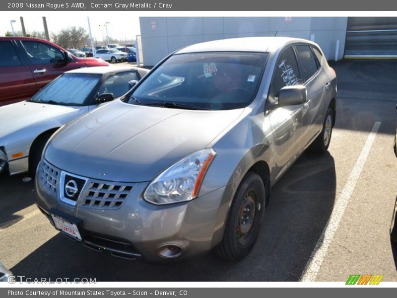 Gotham Gray Metallic / Gray 2008 Nissan Rogue S AWD