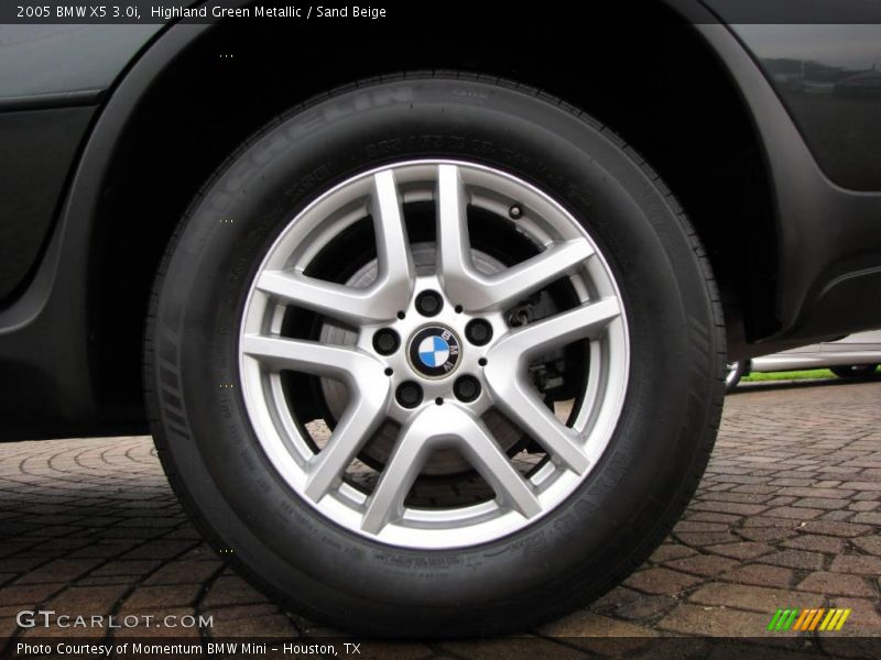 Highland Green Metallic / Sand Beige 2005 BMW X5 3.0i