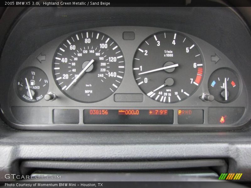 Highland Green Metallic / Sand Beige 2005 BMW X5 3.0i
