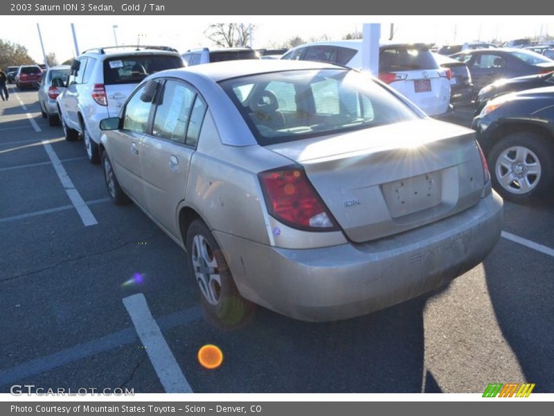 Gold / Tan 2003 Saturn ION 3 Sedan