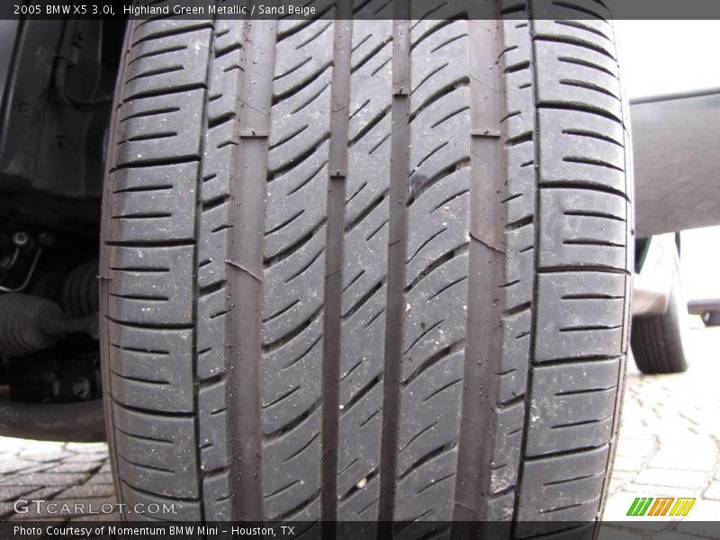 Highland Green Metallic / Sand Beige 2005 BMW X5 3.0i