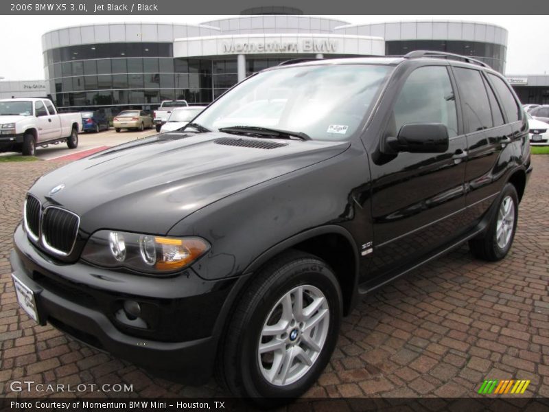 Jet Black / Black 2006 BMW X5 3.0i