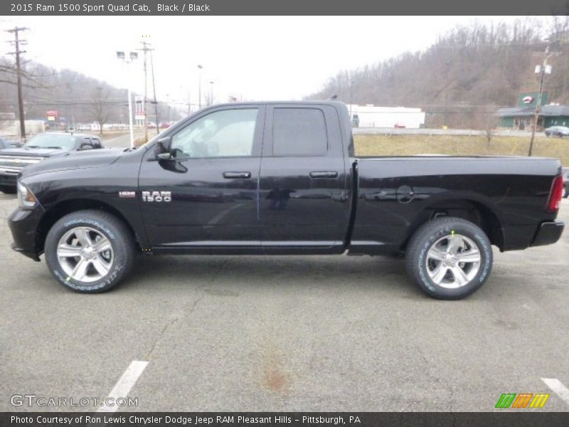 Black / Black 2015 Ram 1500 Sport Quad Cab