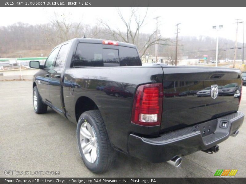 Black / Black 2015 Ram 1500 Sport Quad Cab