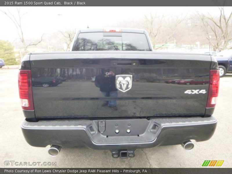 Black / Black 2015 Ram 1500 Sport Quad Cab