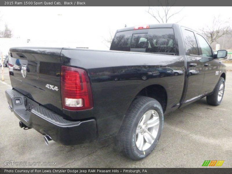 Black / Black 2015 Ram 1500 Sport Quad Cab