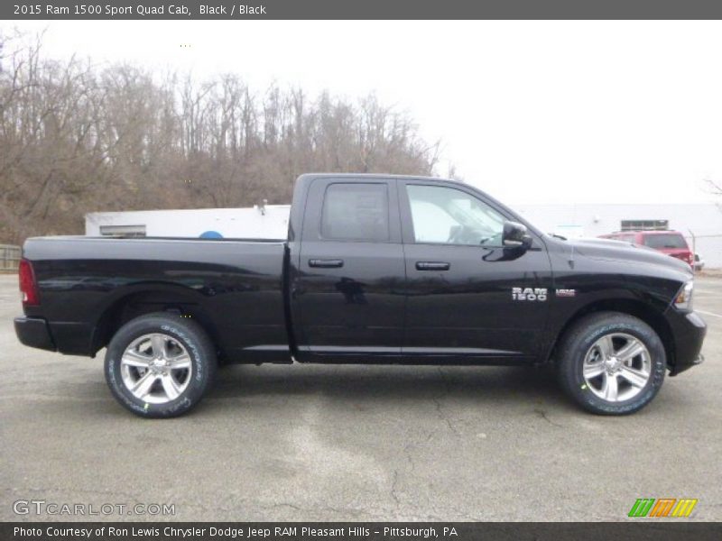 Black / Black 2015 Ram 1500 Sport Quad Cab