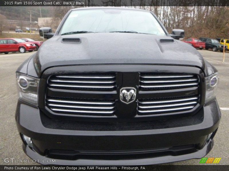 Black / Black 2015 Ram 1500 Sport Quad Cab
