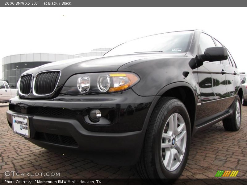 Jet Black / Black 2006 BMW X5 3.0i