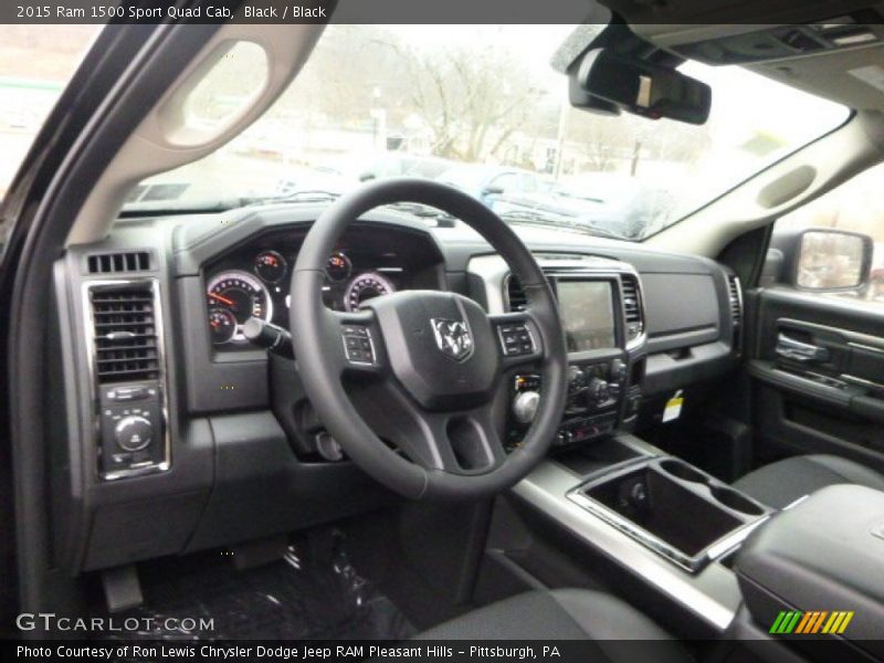 Black / Black 2015 Ram 1500 Sport Quad Cab