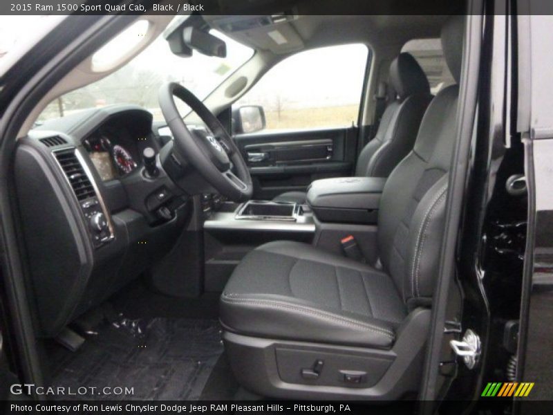 Black / Black 2015 Ram 1500 Sport Quad Cab