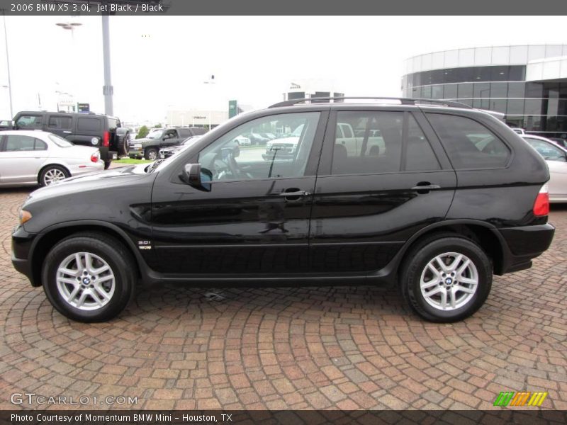 Jet Black / Black 2006 BMW X5 3.0i