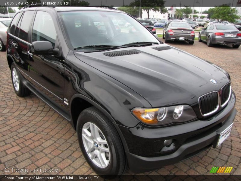 Jet Black / Black 2006 BMW X5 3.0i