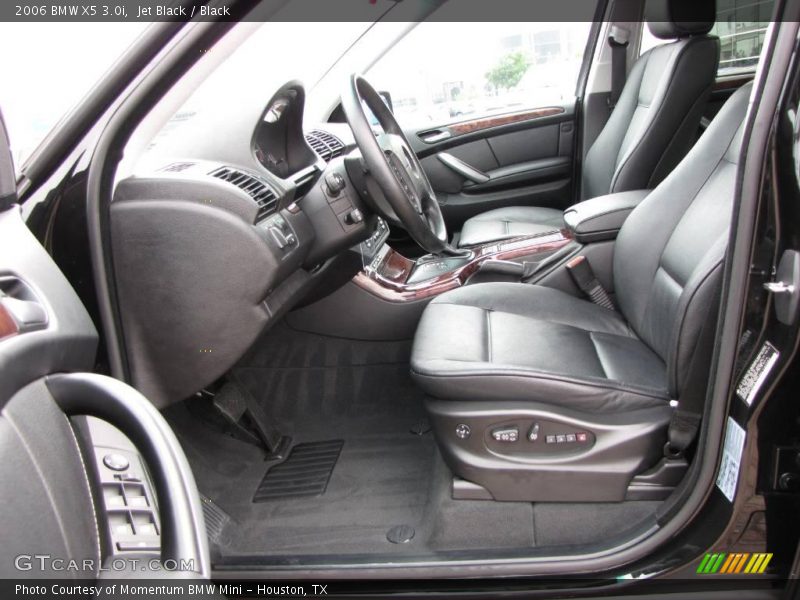 Jet Black / Black 2006 BMW X5 3.0i