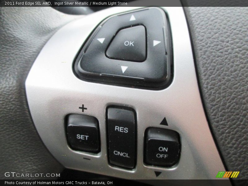 Ingot Silver Metallic / Medium Light Stone 2011 Ford Edge SEL AWD