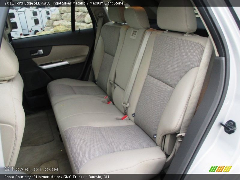 Ingot Silver Metallic / Medium Light Stone 2011 Ford Edge SEL AWD