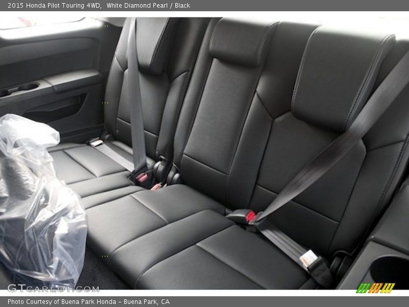 White Diamond Pearl / Black 2015 Honda Pilot Touring 4WD