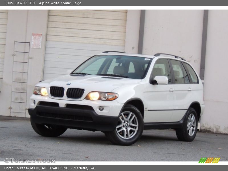 Alpine White / Sand Beige 2005 BMW X5 3.0i