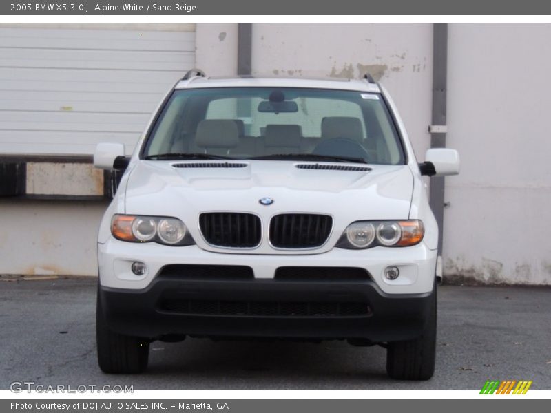 Alpine White / Sand Beige 2005 BMW X5 3.0i