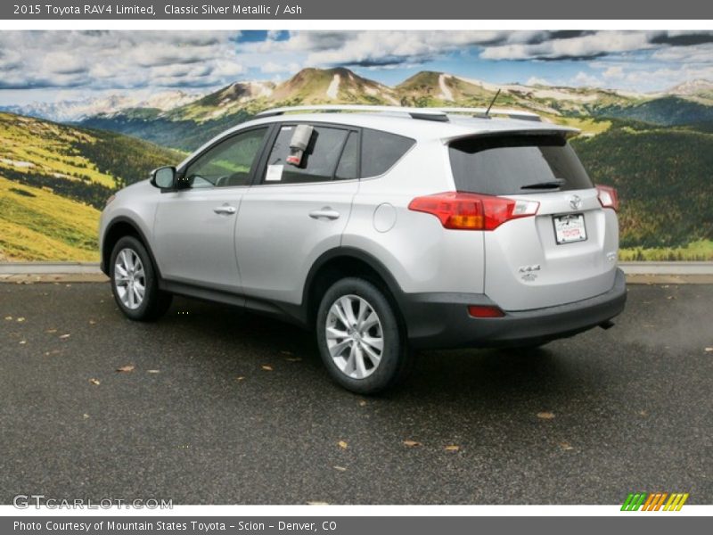 Classic Silver Metallic / Ash 2015 Toyota RAV4 Limited