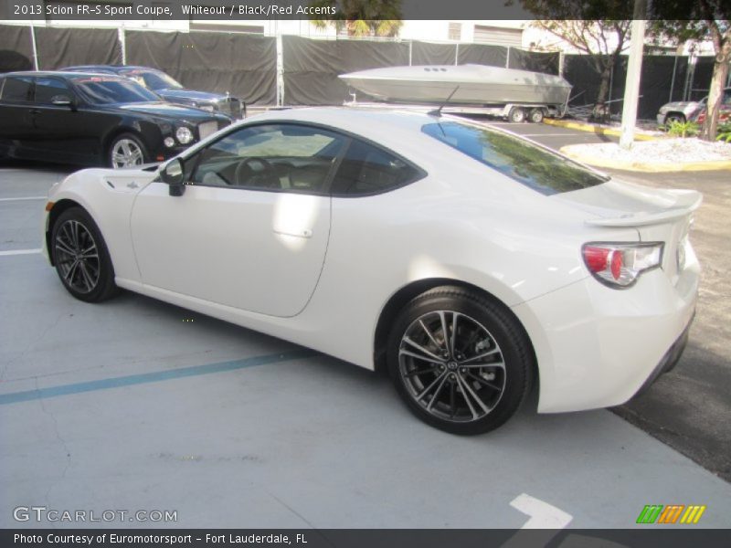 Whiteout / Black/Red Accents 2013 Scion FR-S Sport Coupe