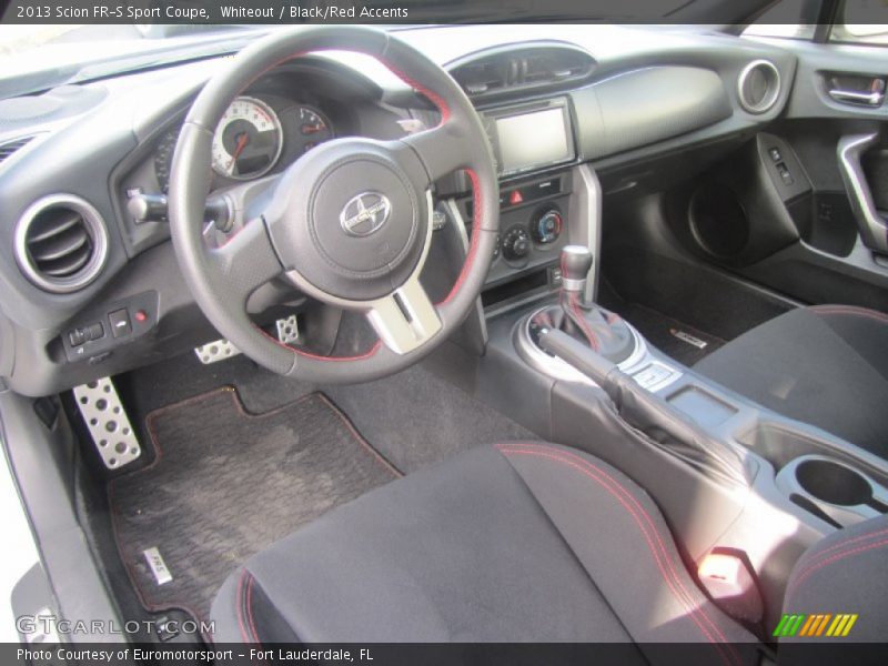Whiteout / Black/Red Accents 2013 Scion FR-S Sport Coupe