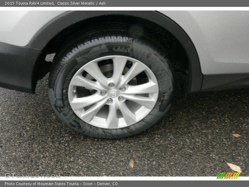 Classic Silver Metallic / Ash 2015 Toyota RAV4 Limited