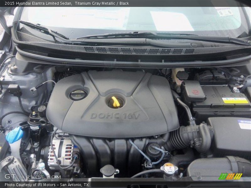 Titanium Gray Metallic / Black 2015 Hyundai Elantra Limited Sedan