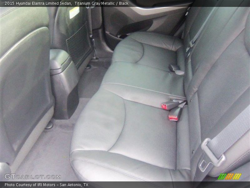 Titanium Gray Metallic / Black 2015 Hyundai Elantra Limited Sedan