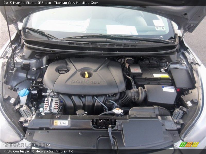 Titanium Gray Metallic / Gray 2015 Hyundai Elantra SE Sedan