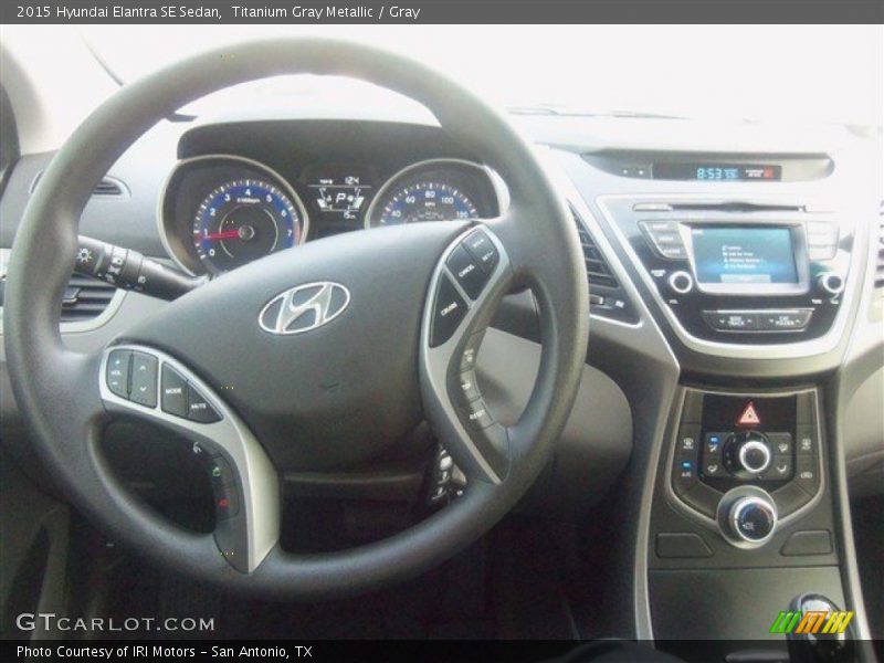 Titanium Gray Metallic / Gray 2015 Hyundai Elantra SE Sedan