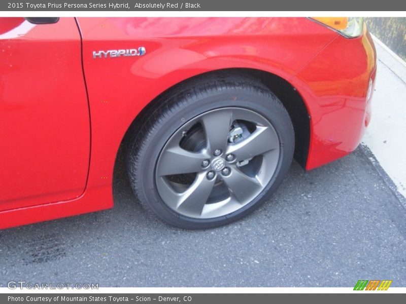 Absolutely Red / Black 2015 Toyota Prius Persona Series Hybrid
