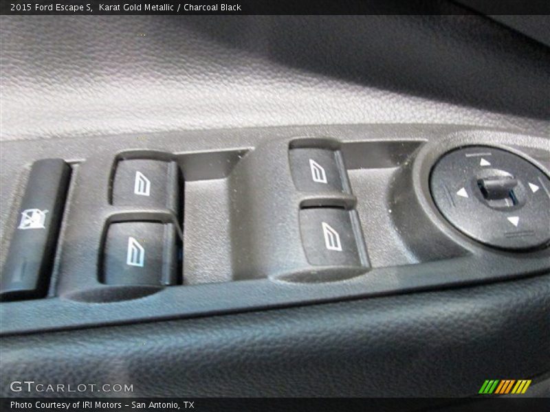 Karat Gold Metallic / Charcoal Black 2015 Ford Escape S