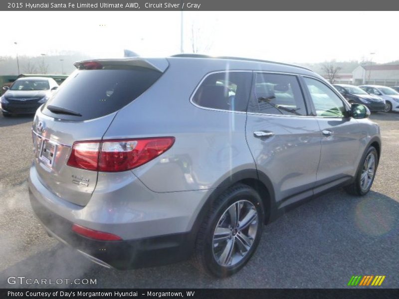 Circuit Silver / Gray 2015 Hyundai Santa Fe Limited Ultimate AWD