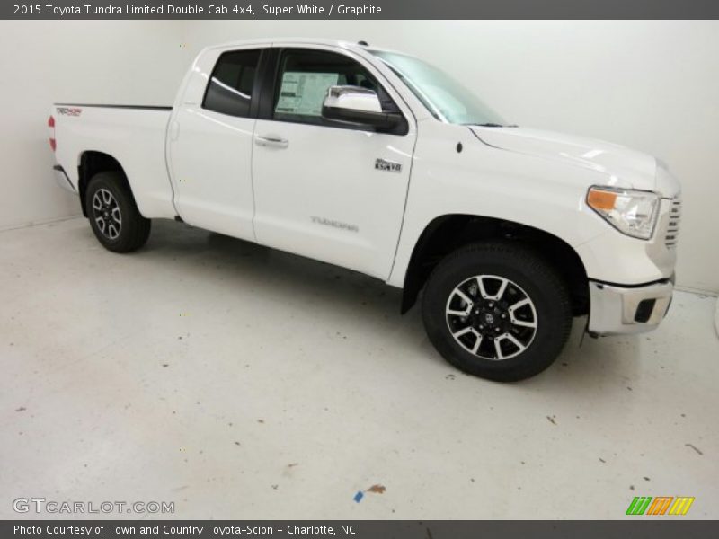 Super White / Graphite 2015 Toyota Tundra Limited Double Cab 4x4