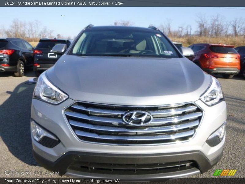 Circuit Silver / Gray 2015 Hyundai Santa Fe Limited Ultimate AWD