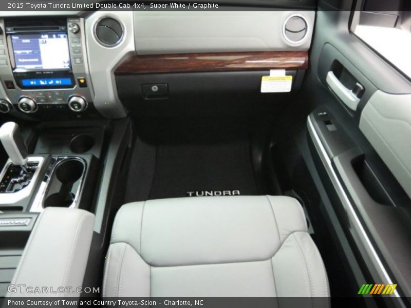 Super White / Graphite 2015 Toyota Tundra Limited Double Cab 4x4