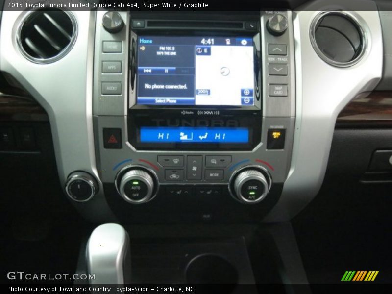 Controls of 2015 Tundra Limited Double Cab 4x4