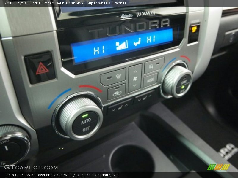 Controls of 2015 Tundra Limited Double Cab 4x4