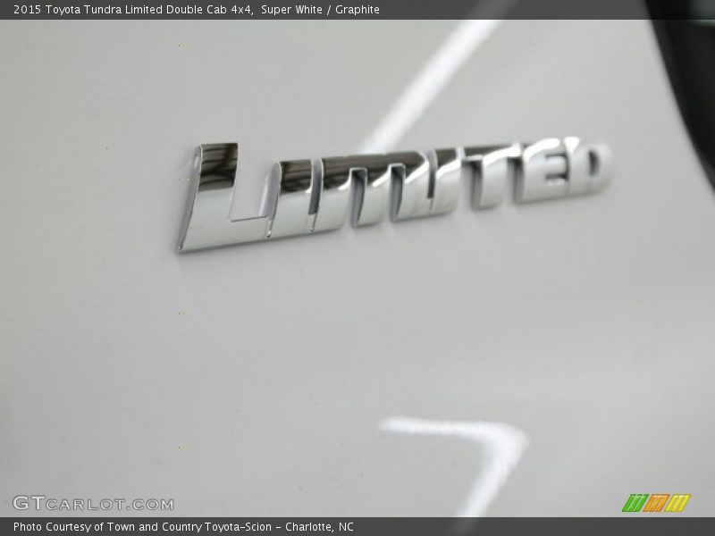 Super White / Graphite 2015 Toyota Tundra Limited Double Cab 4x4