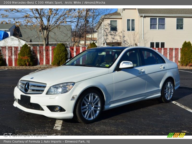 Arctic White / Almond/Mocha 2009 Mercedes-Benz C 300 4Matic Sport