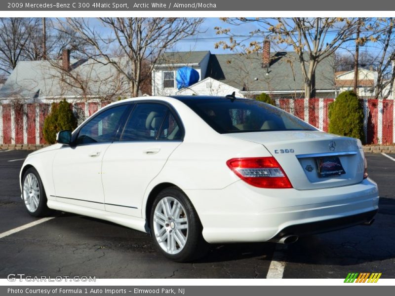 Arctic White / Almond/Mocha 2009 Mercedes-Benz C 300 4Matic Sport