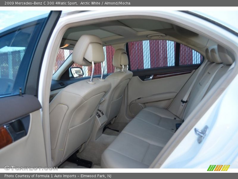 Arctic White / Almond/Mocha 2009 Mercedes-Benz C 300 4Matic Sport